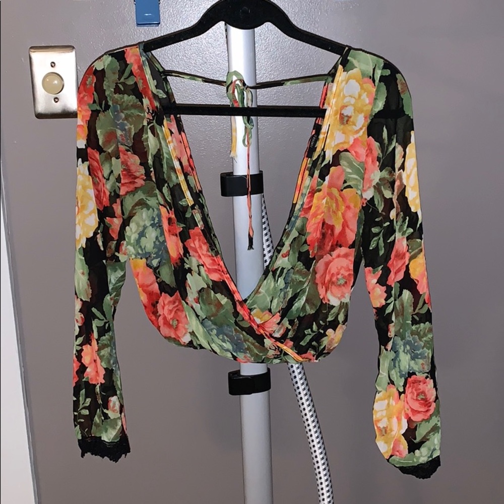 F21 Floral Top